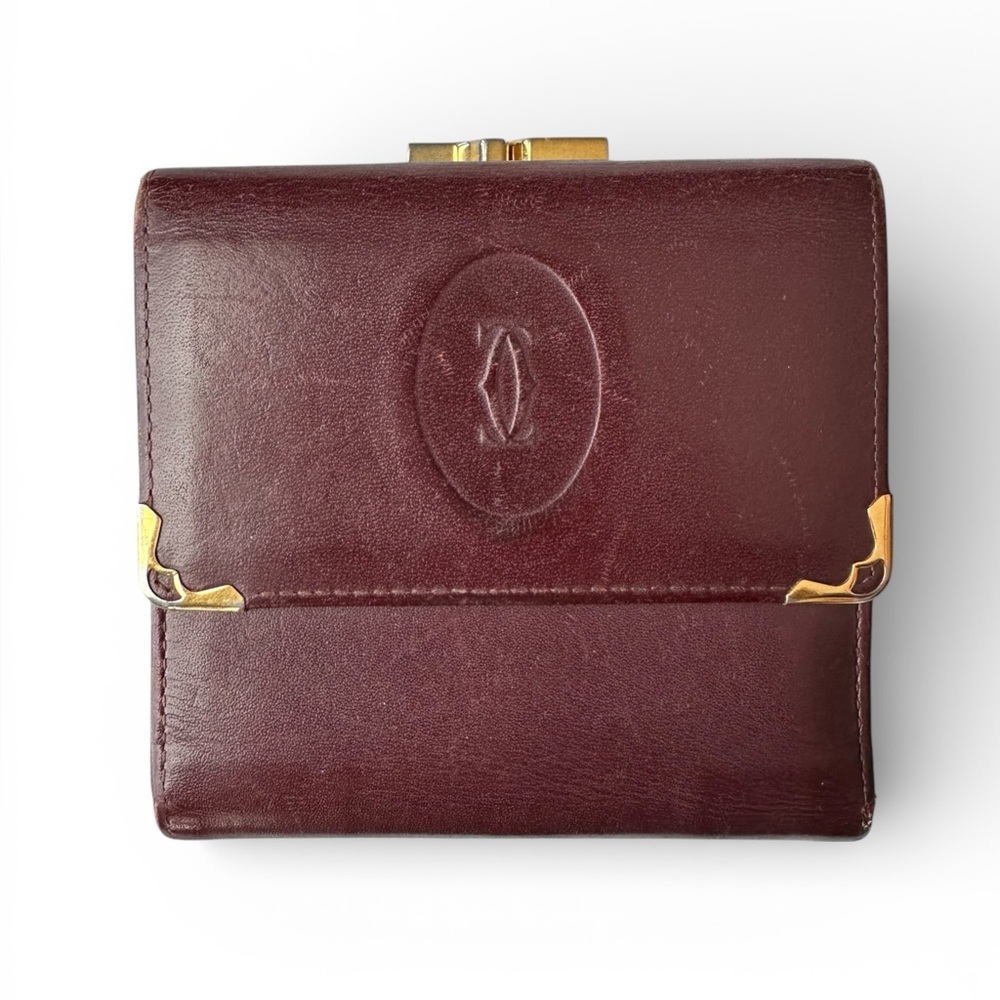 Cartier Must de Cartier Trifold Wallet - Bordeaux